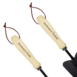 Personalised Garden Fork & Trowel Set