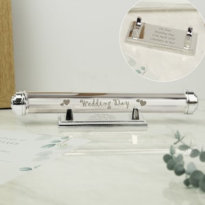Personalised Graduation Silver Plated Certificate Holder - Perfect Graduation Gift - Graduation Present - Gifts for Graduates