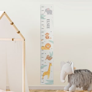 Messlatte für Tiere - Geschenke für Kinder - Baby Raumdekoration - Kinderwandkunst