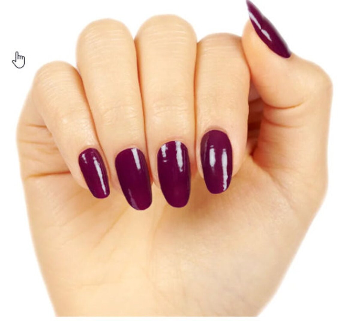 Aberdeen Aubergine color Street Nail Polish Strips Etsy Ireland