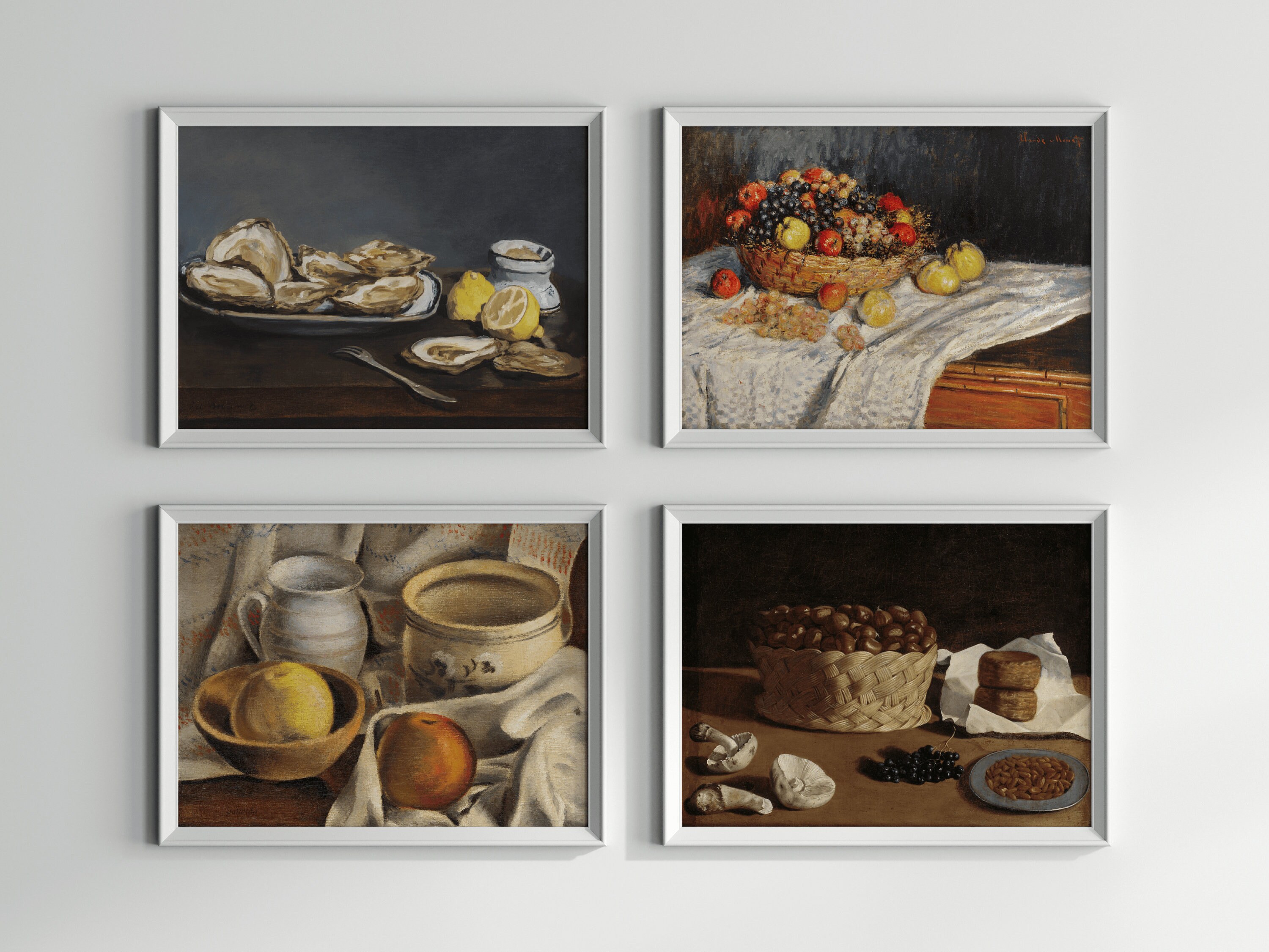 2700 Vintage Printable Wall Art, Antique Oil Painting, Digital Download ...