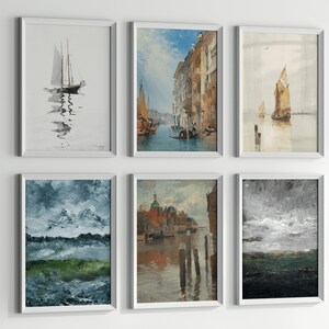 2700 Vintage Printable Wall Art, Antique Oil Painting, Digital Download ...