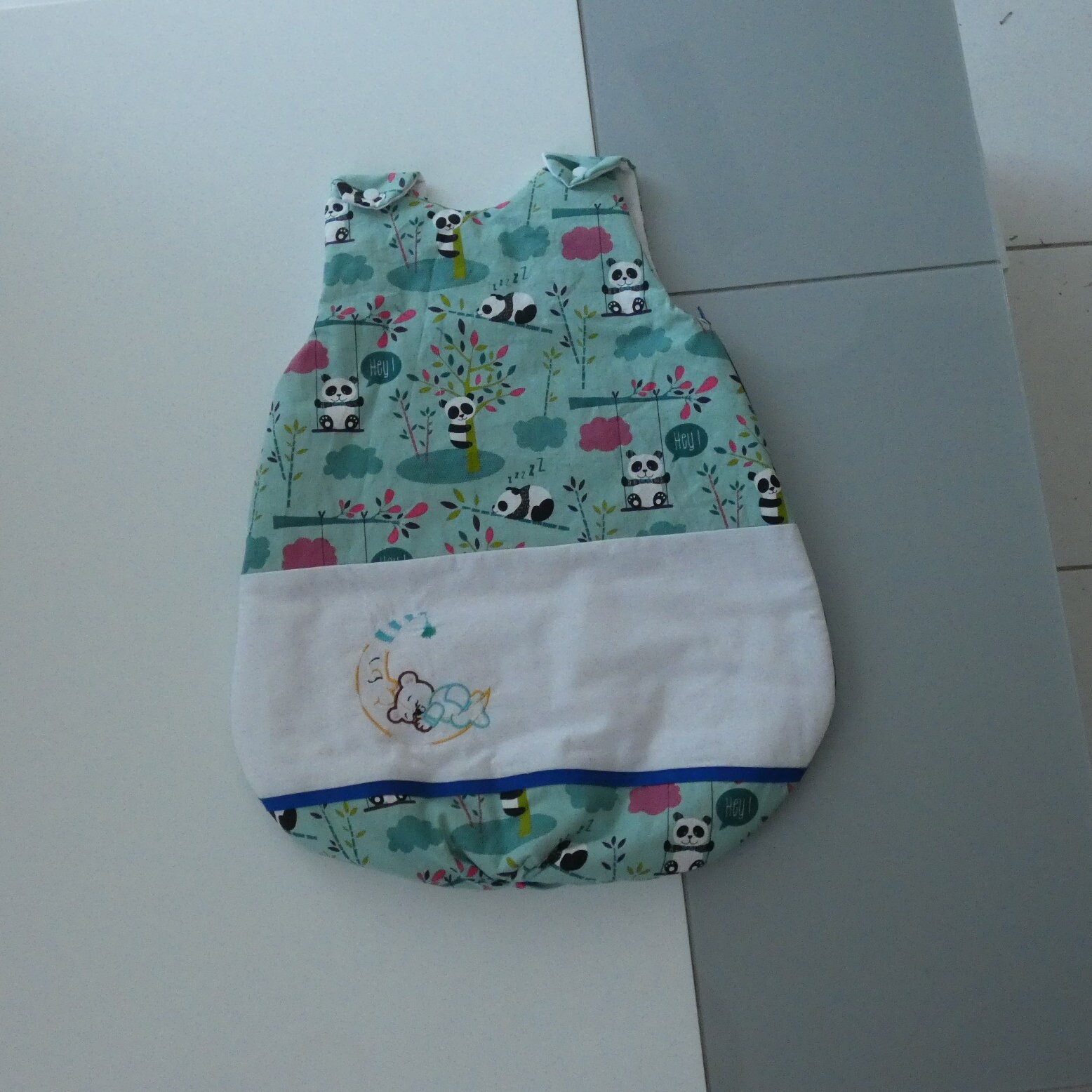 Gigoteuse Pour Bébé Taille 0-3 Mois, Motif Panda Vert