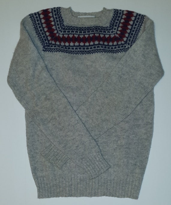 Vintage ASTON Pullover Sweater Shetland Wool sz 38 - image 2