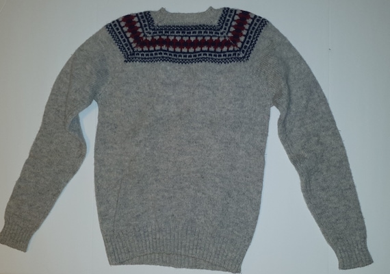 Vintage ASTON Pullover Sweater Shetland Wool sz 38 - image 1