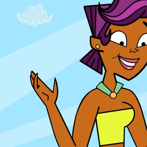 Total Drama Island: Sierra fanart stampa scaricabile