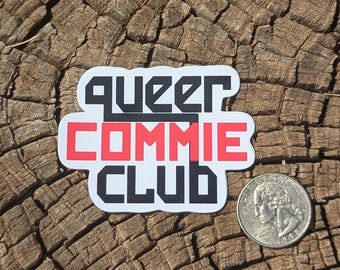 Queer Commie Club Decal