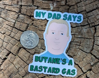 Bobby Hill King of the Hill Butane Decal - Etsy