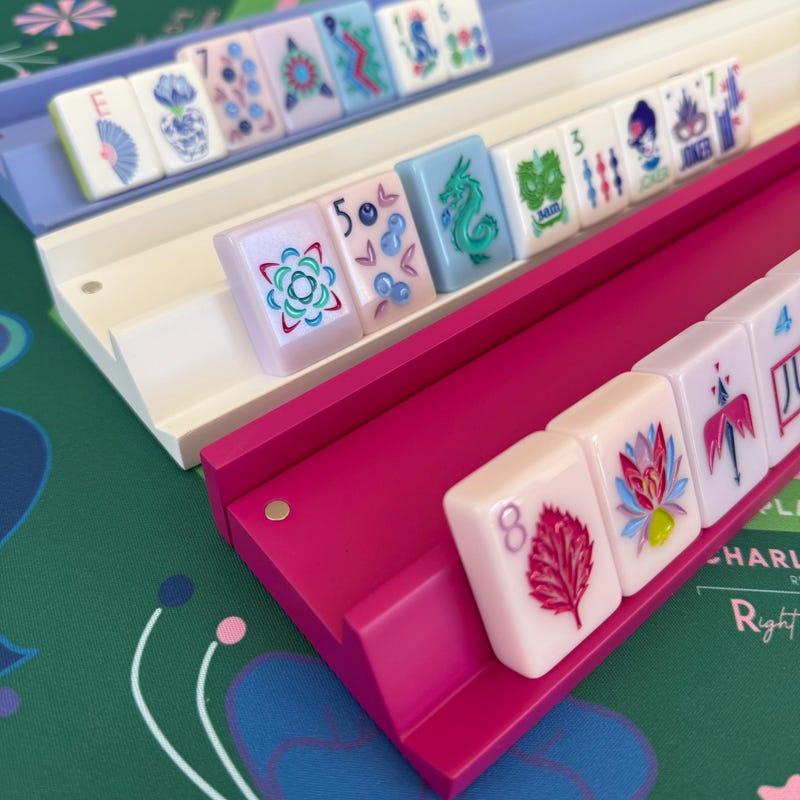 Mahjong Stack Sort Wooden Mahjong Case - Etsy