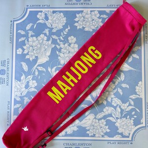 Tapete de Mahjong Floral – Diseño Botánico de Pájaros Azules Inspirado en Charleston imagen 7