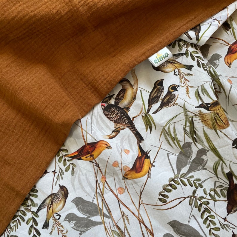 boy muslin blanket baby shower box newborn satin blanket muslin baby blanket organic muslin swaddle brown blanket Birds blanket box