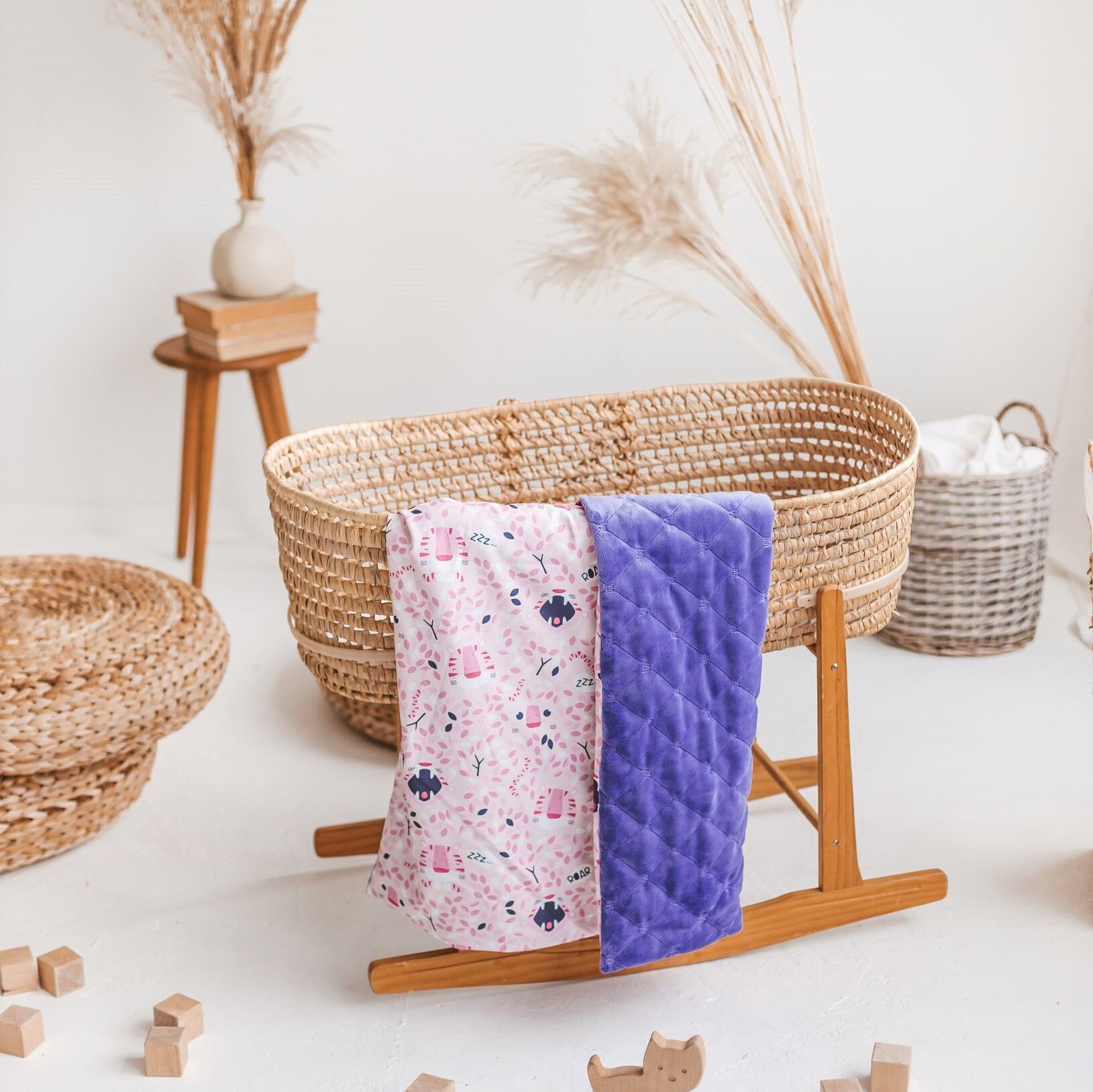 Weighted baby blanket girl baby blanket lavender blanket | Etsy