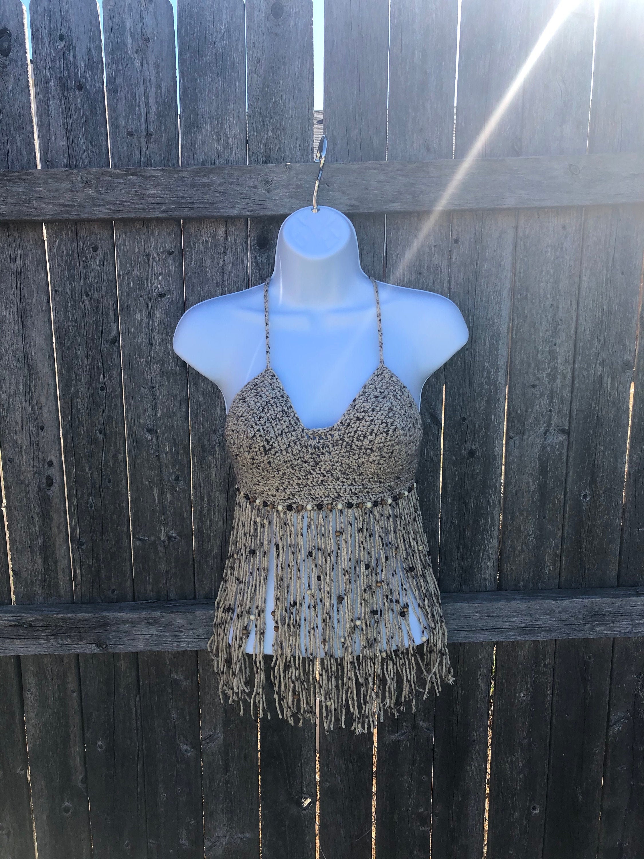 Tan Crop Top - Etsy