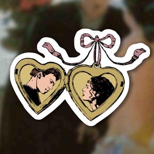 Stickerontwerp hart medaillon Anidala