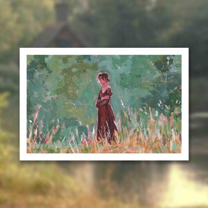 Elizabeth Bennet Pride and Prejudice 2005 movie Print Original Painting