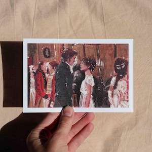 Elizabeth & Mr Darcy 2005 Pride and Prejudice movie Print of Original Painting