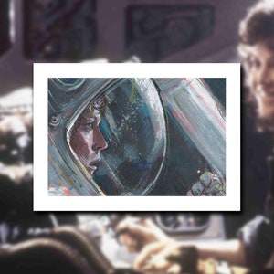Ripley in Alien 1979 Movie Print of Original Art