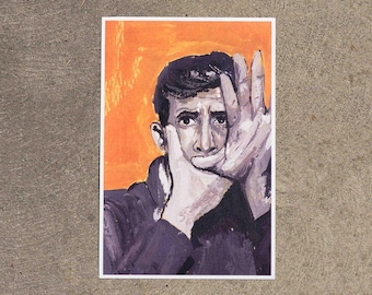 Impresión de pintura original de la película de terror Psicosis de Norman Bates de 1960