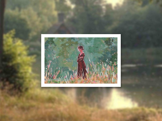 Elizabeth Bennet Pride and Prejudice 2005 movie Print Original Painting
