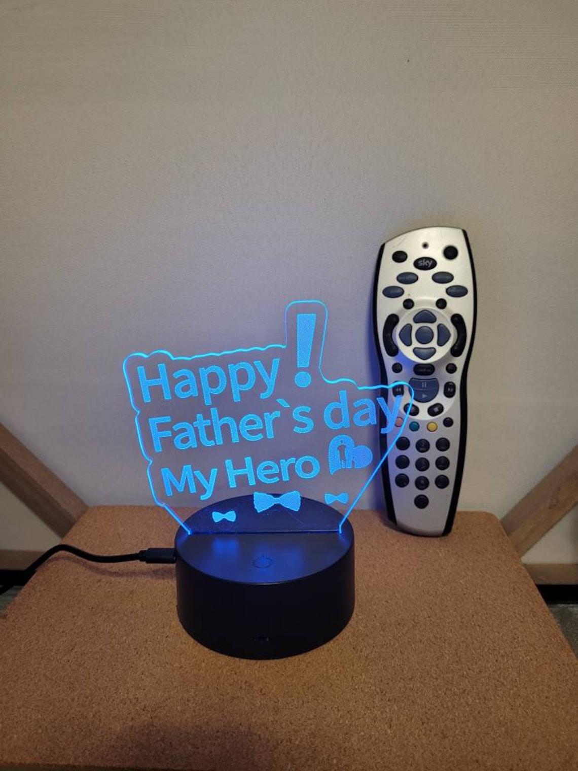 Happy Father's Day Lightgift Lighting Table Lamp Etsy