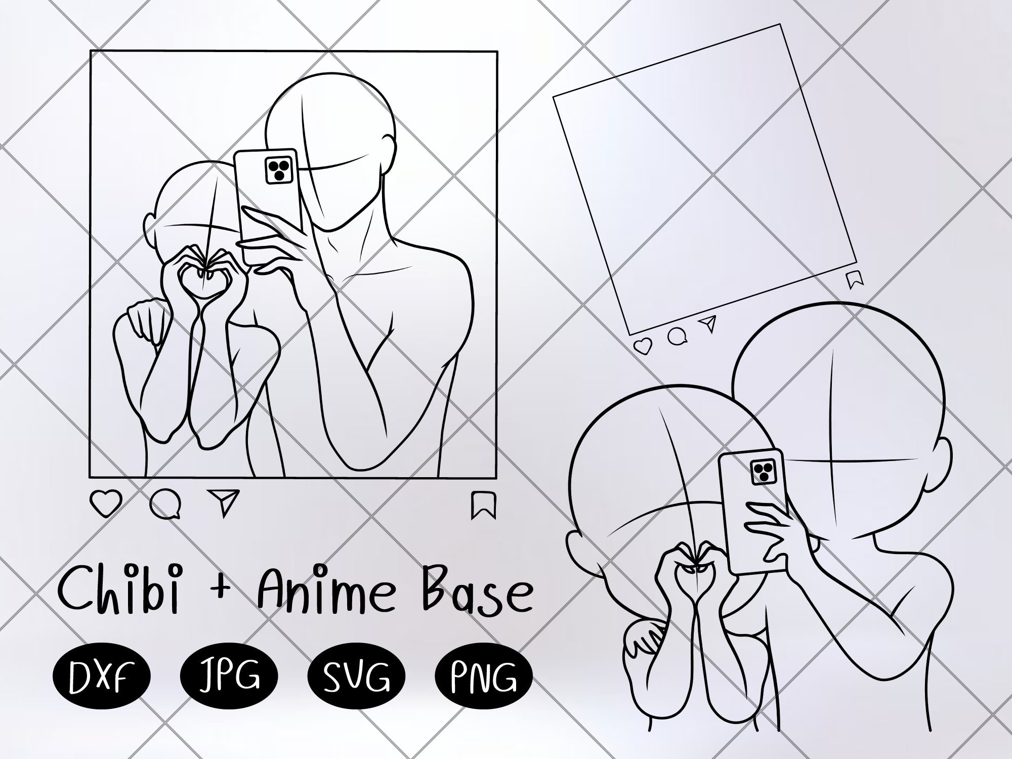 Pin by Airi on Pose in 2023  Anime poses reference, Chibi sketch, Drawing  reference poses