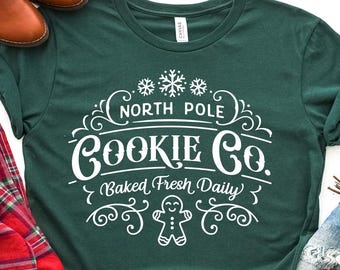 Gingerbread Cookie Tee, Sweet Christmas Tee, Cookie Co Tee, Christmas Shirt, North Pole Shirt, Baked Cookie Shirt, Christmas Gift Shirt