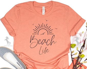 Koszulka „Beach Life”, Koszulka „Beach Please”, Koszulka „Beach Vibes”, Koszulka „Beach Trip”, Koszulka „Letnie wakacje”, Koszulka „Beach Quote”, Koszulka „Przygoda”