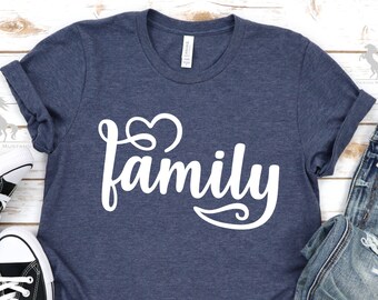 Family Heart Shirt, Family Love Shirt, Family Shirt, Family Tee, Cute Family Shirt, Shirts For Families, Family Gift Shirt