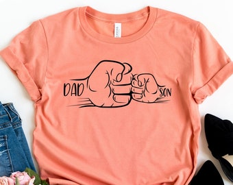 Dad and Son Shirt, Father and Son Shirt, First Bump Shirt, Gift for Father, Father's Day Shirt, Dad Tee, Father's Day Gift, Father Gift Tee