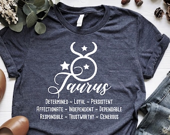 Taurus Zodiac Shirt, Taurus Gift, Taurus Horoscope Shirt, Taurus Astrology Shirt, Taurus Sign Shirt, Zodiac Shirt