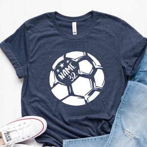 Personalized Soccer Shirt, Personalized Soccer Team Shirt, Soccer Ball Shirt, Custom Soccer Shirt, Personalized Soccer Team Shirt