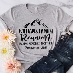 Personalized Family Reunion Shirt, Family Reunion 2023 Shirt, Thanksgiving Family Shirt, Halloween Family Shirt, Personalized Family Shirt