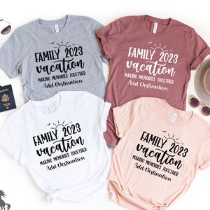 Family Vacation 2023 Shirt, Family Vacation Shirt, Family Matching Shirt, Personalized Shirt, Family Trip Shirt, Family Gift Shirt