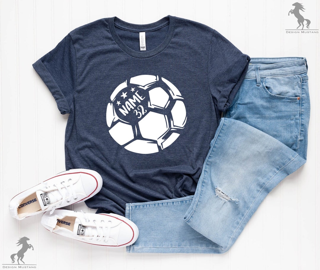 Personalized Soccer Shirt, Personalized Soccer Team Shirt, Soccer Ball