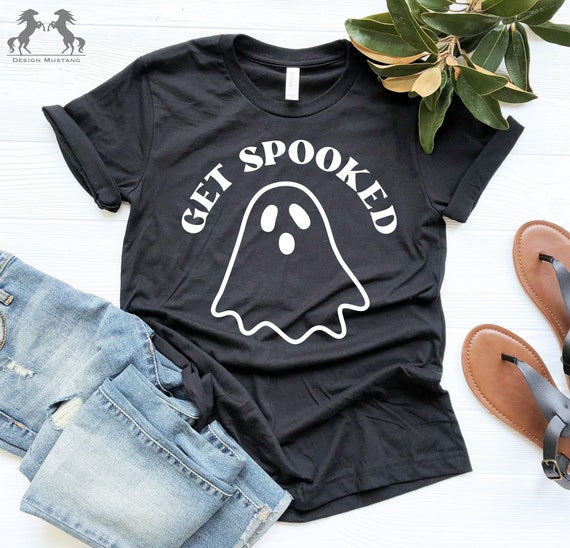 Get Spooked Shirt, Spooky Shirt, Spooky Ghost Shirt, Cute Spooky Ghost Shirt, Spooky Vibes Shirt, Stay Spooky Shirt, Halloween Ghost Shirt
