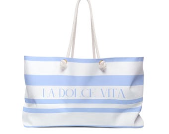 Bolsa Tote Oversized La Dolce Vita: Listrada para o Fim de Semana na Praia