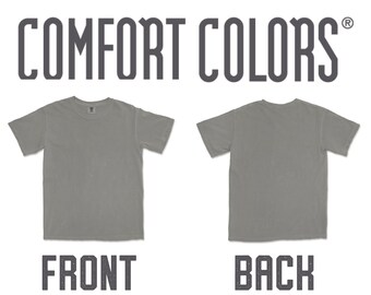 Comfort Colors Mockup 1717 (PNG DIGITAL DOWNLOAD) Front and Back -  Tumbleweed