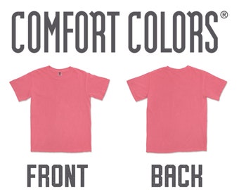 Comfort Colors Mockup 1717 (PNG DIGITAL DOWNLOAD) Front and Back -  Watermelon