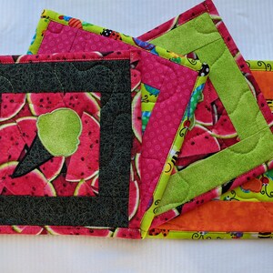 Bugs & Watermelon Hot Pad Set