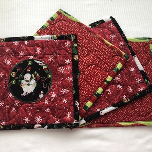 Snowman & Mittens Hot Pad Set