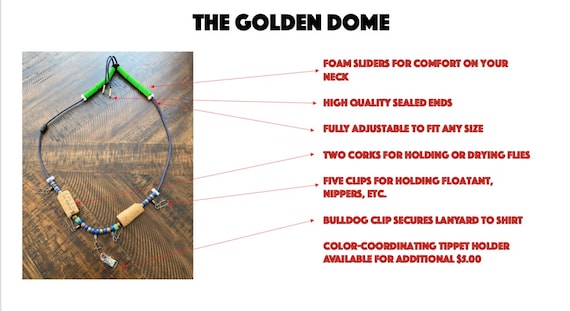 The Golden Dome Fly Fishing Lanyard -  Canada