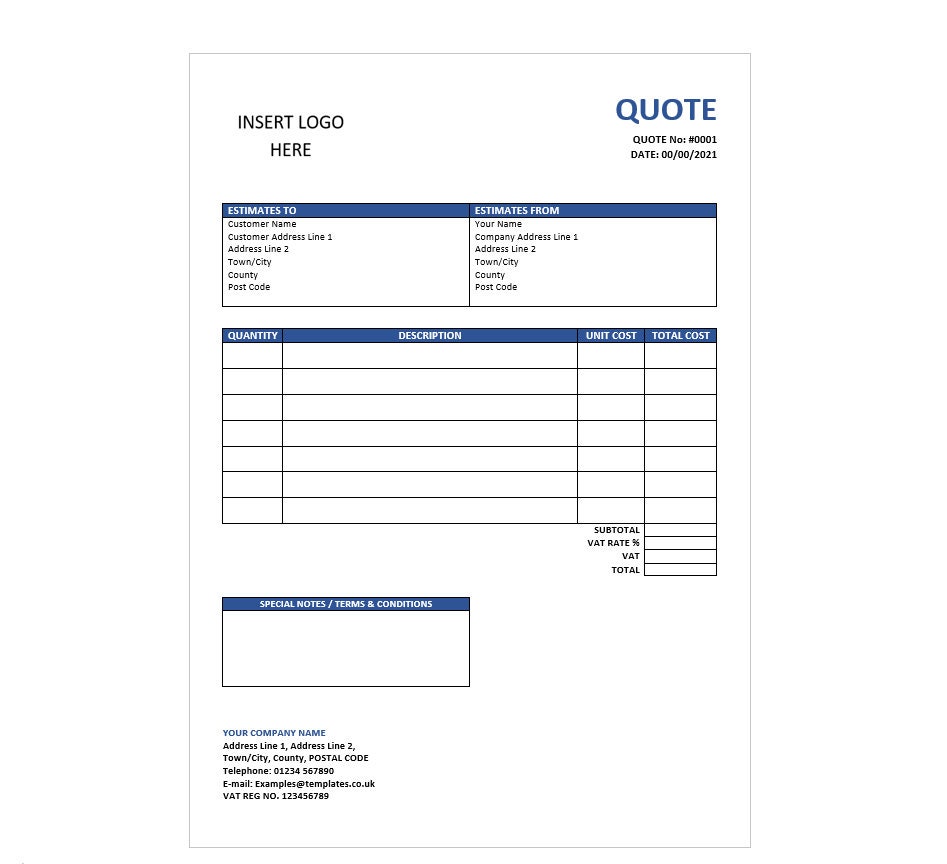 blue-downloadable-quote-template-printable-template-business-form-simple-quote-estimates-template-quotation-form-easy-to-use-etsy for Quote Pdf Free Printable Estimate Forms Blue Downloadable Quote Template | Printable Template | Business Form | Simple Quote | Estimates Template | Quotation Form | Easy to Use | - Etsy for Quote Pdf Free Printable Estimate Forms