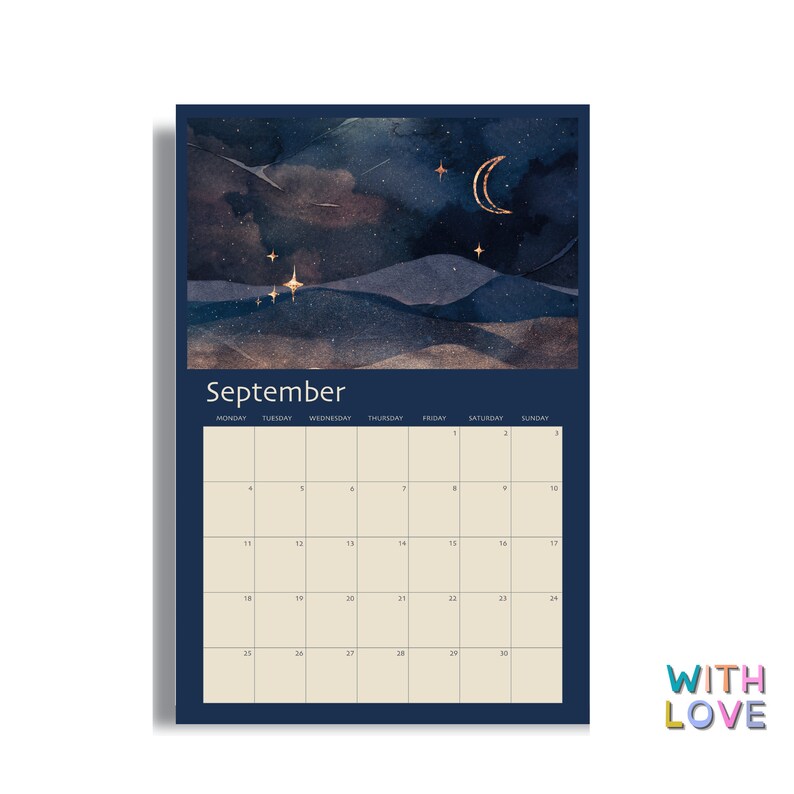 2023 Cosmic Space Calendar 11 X 16.5 Hanging Wall Calendar - Etsy