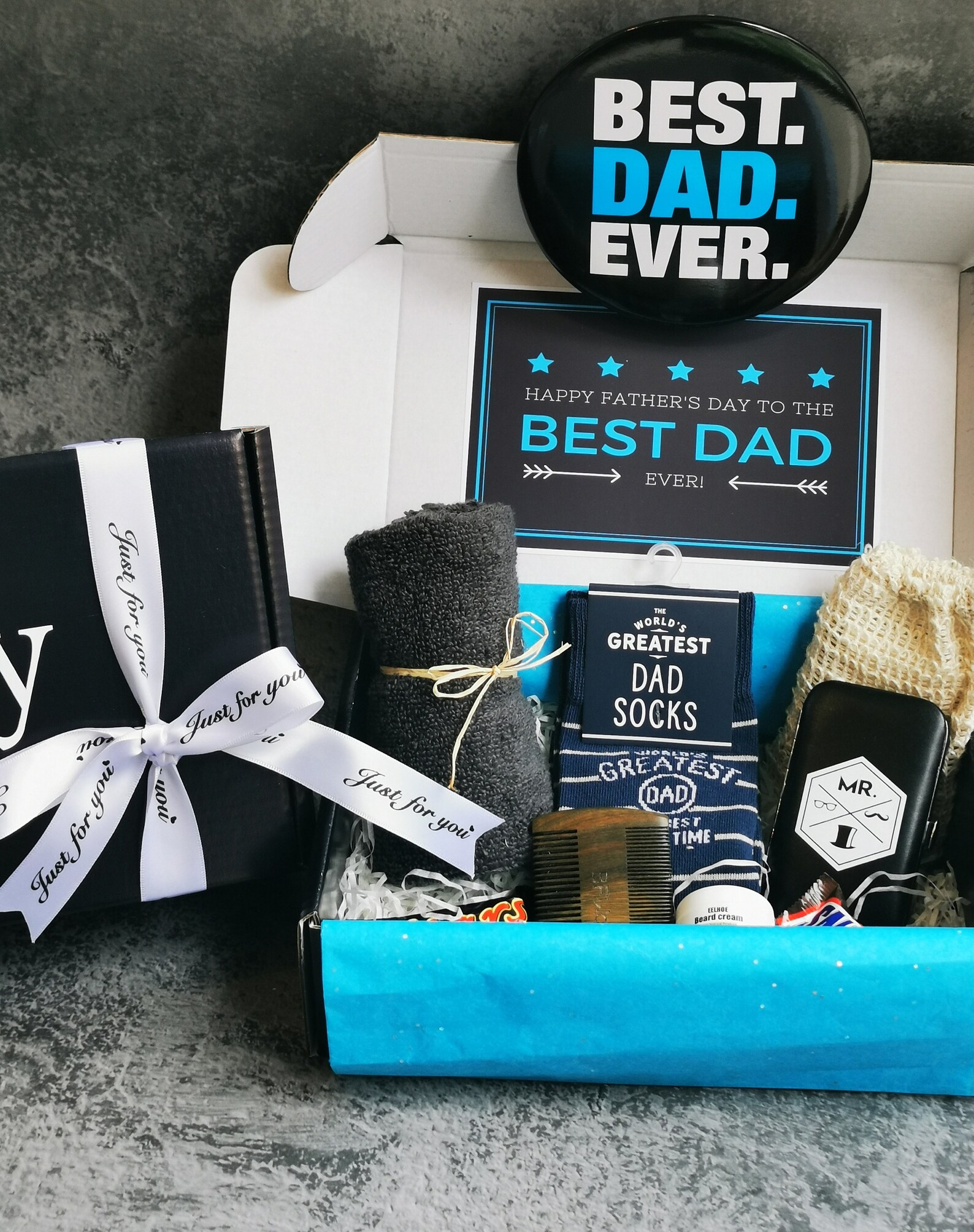 Dad's Gift Box Personalised Gift box hamper box for Dad Etsy