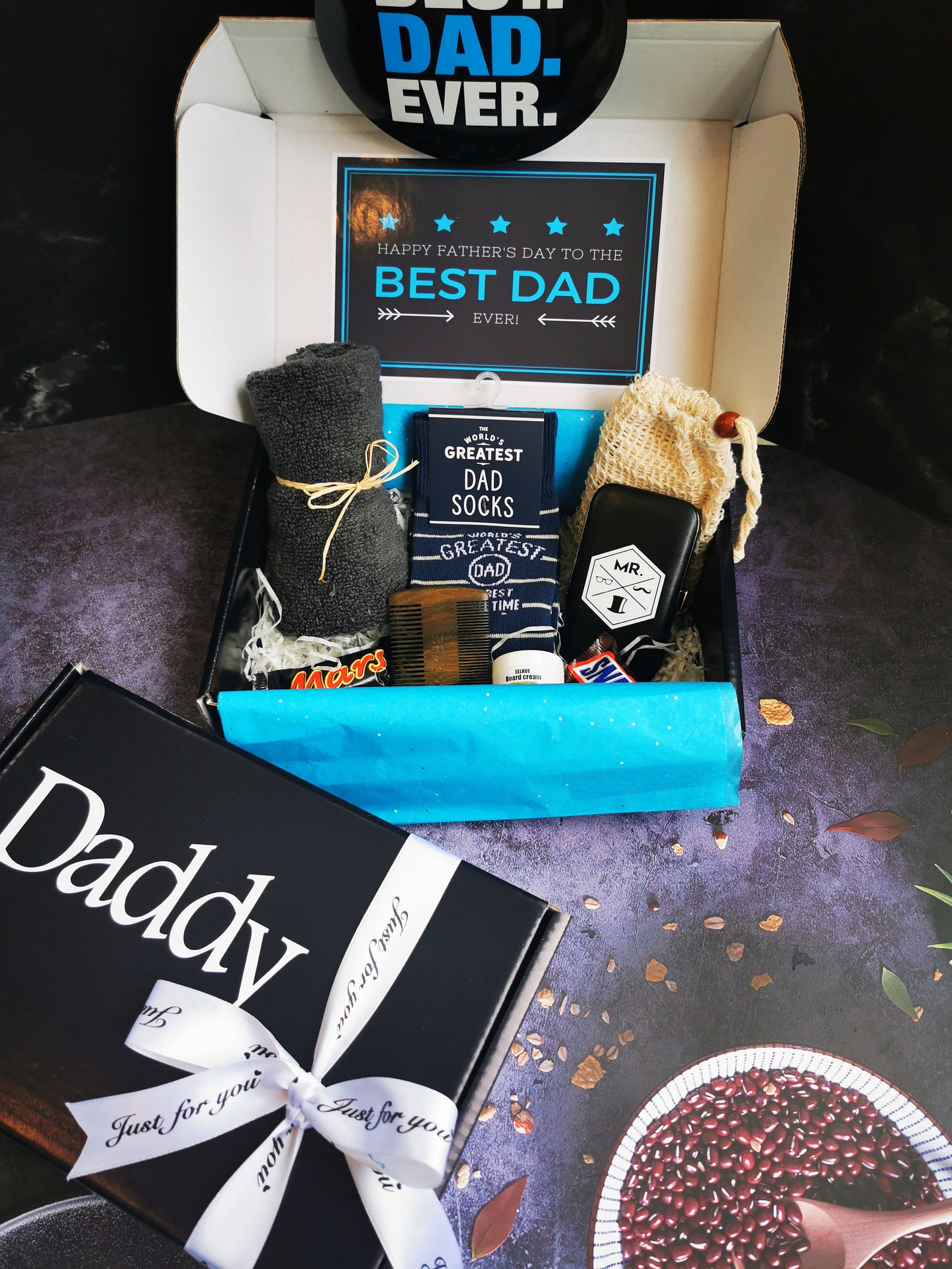 Dad's Gift Box Personalised Gift box hamper box for Dad Etsy