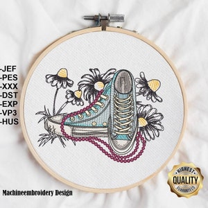Embroidery Shoes /Stickdatei Schuhe /Sneaker Design File, Shoes Motive, Patterns for Machine embroidery design, INSTANT DOWNLOAD