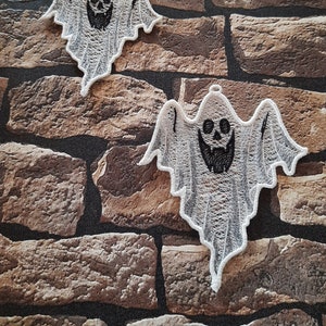 Machineembroider Ghost FSL/Fullcover/ Embroidery file Halloween Ghost FSL / Full embroidery Instant Download