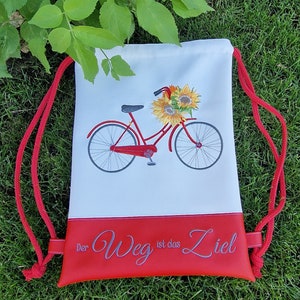 Embroidery Stickdatei Fahrrad mit Blumen / Bicycle with  Flower Embroidery Design, Motive, Patterns for Machineembroider INSTANT DOWNLOAD