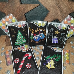 ITH Machineembroidery / Embroidery File Advent Calendar to Go Set 1, Instant Download