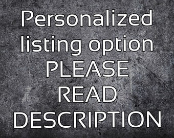 Moon fork Personalized listing option PLEASE READ DESCRIPTION